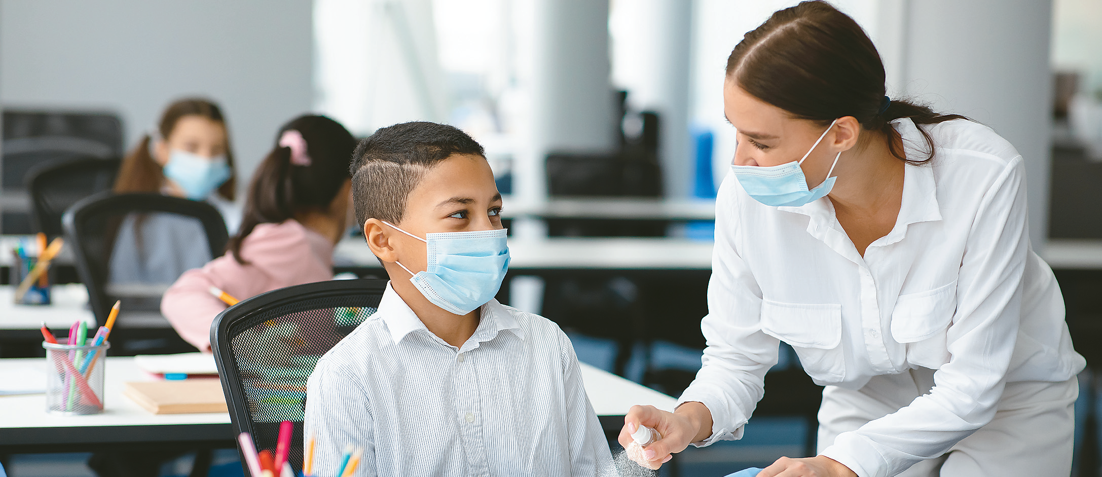 안전한 자녀 등교 “마스크 필수…바른 착용법 지도해야”
