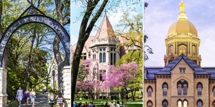 중서부 4개교 최고 대학 20위권 포함