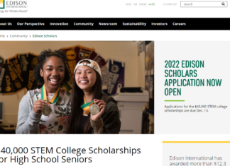 남가주 에디슨사 고교 이공계 장학생 선발