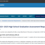뉴저지주 고교 졸업시험 상관없이 2023년 졸업