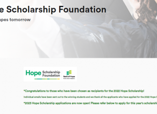 뱅크오브호프 장학생 모집…매년 60명, 2500불씩 지급