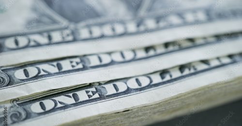 20년 이상 대출 갚은 80만 명 학자금 탕감…교육부 발표 Pile of one dollar bills