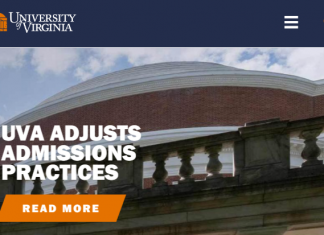 버지니아대 (UVA) 입학사정시 인종 요소 계속 고려