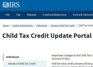 CTC <자녀세금크레딧> 대상자 소득세 신고 미루는 게 유리