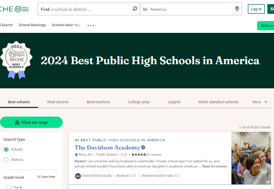 시카고 서버브 공립학군 미국 최고 수준…Niche 순위 발표