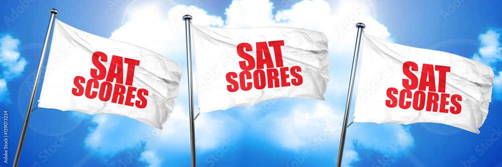 sat scores, 3D rendering, triple flags