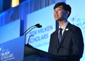 밀켄 장학생에 선발된 데니얼 홍…라이스대 진학 예정