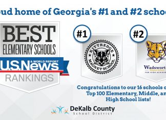 조지아 최고의 초등학교는 키트리지·워즈워스 마그넷 스쿨