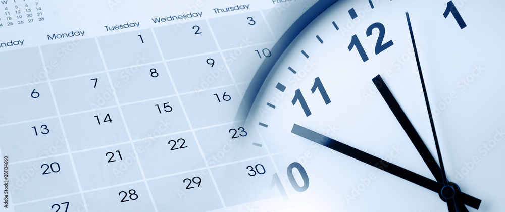 Clock and calendar
